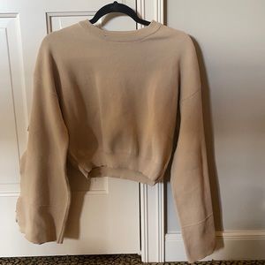 About Us Cropped Sweater. Size S.
